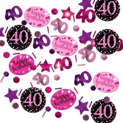 Alandra Konfetti Zum 40. Geburtstag – Rotgold Metallisch, Ca. 85-100 Stück